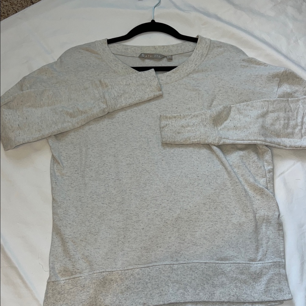 Athleta Women's Light Gray Sweatshirt